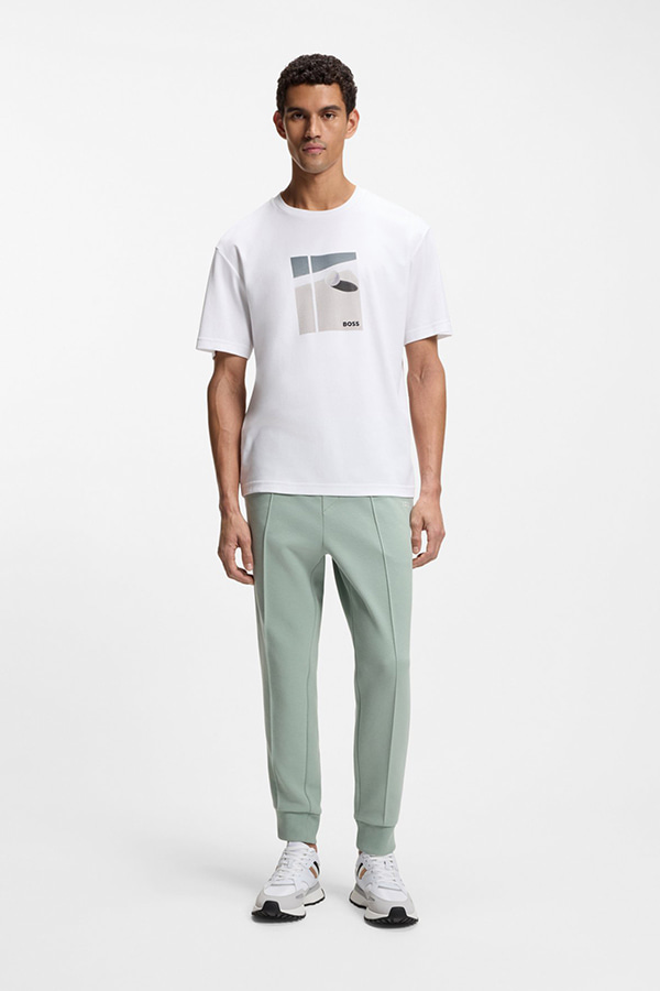 ΜΠΛΟΥΖΑ T-SHIRT BOSS - 100 ΛΕΥΚΟ